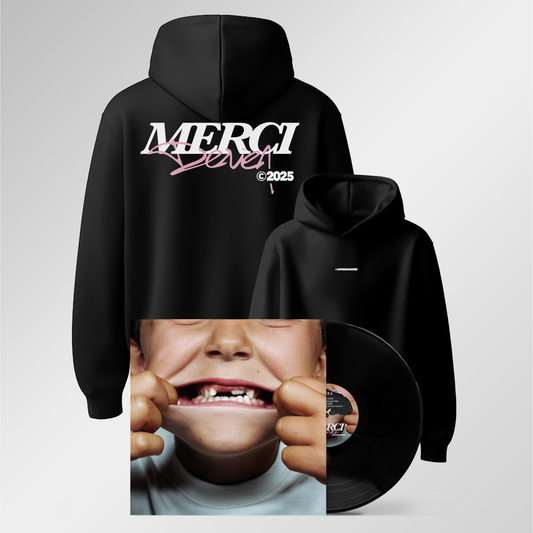 Pack vinyle EP "Merci De rien" + Tee-shirt OU Hoodie (Au choix)