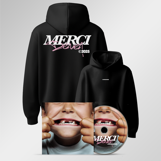 Pack CD "Merci De rien" + Tee-shirt OU Hoodie (Au choix)